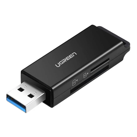 UGREEN CM104 SD/microSD USB 3.0 memóriakártya-olvasó (fekete)