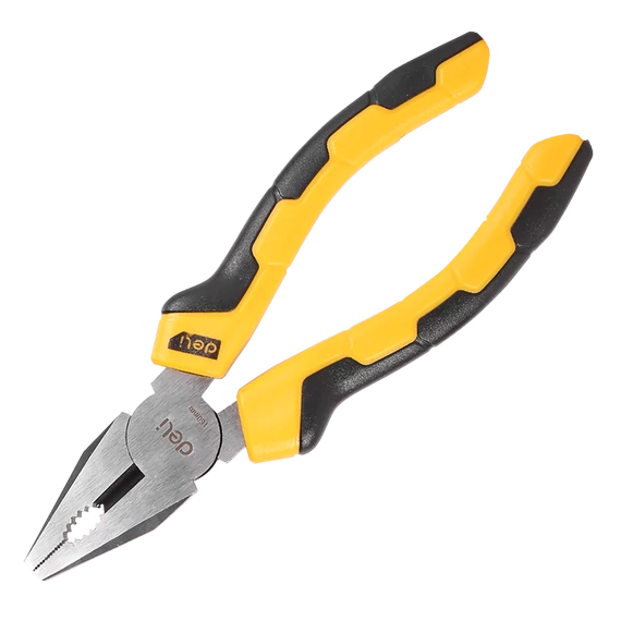 Deli Tools EDL2006 kombinált fogó 6" (sárga)