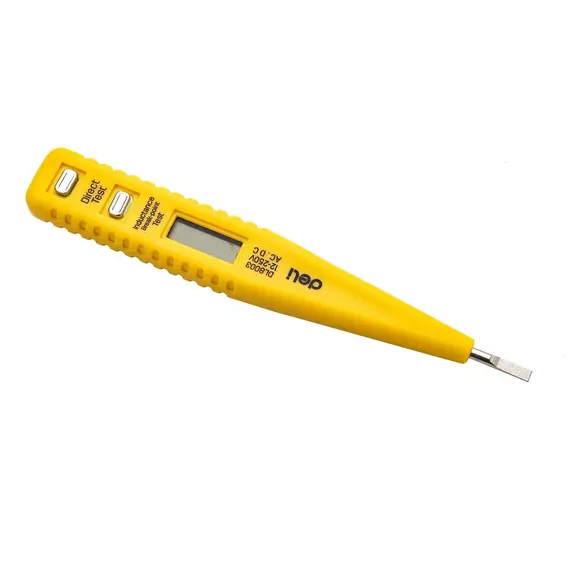 Deli Tools EDL8003 feszültségvizsgáló 12-250V (sárga)