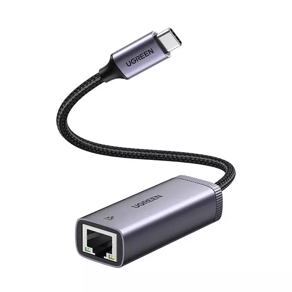 UGREEN CM483 USB-C RJ45 hálózati adapter (szürke)