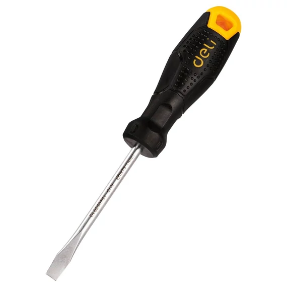 Deli Tools laposfejű csavarhúzó EDL6250751, 5x75mm (fekete)