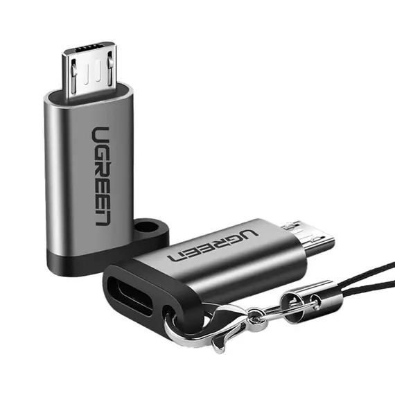 UGREEN US133 OTG - micro USB adapter (szürke)