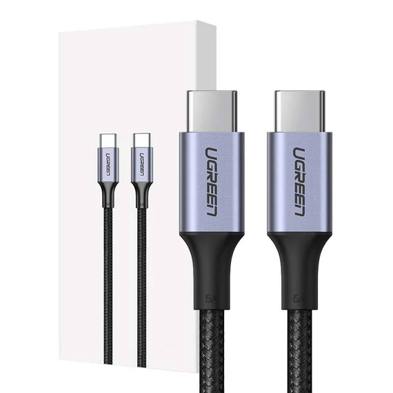 UGREEN US316 USB-C-USB-C kábel, 100W, 2m (fekete)