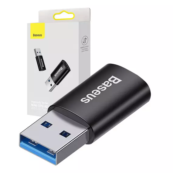 Baseus Ingenuity USB-A-USB-C OTG adapter (fekete)