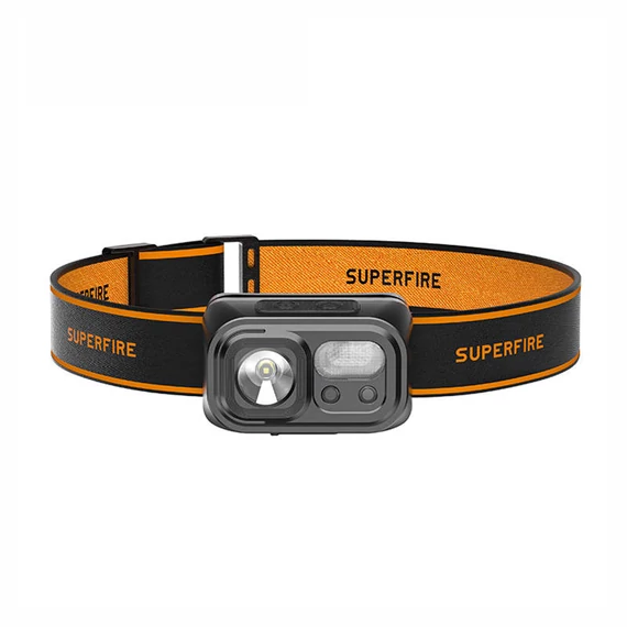 Superfire HL23 fejlámpa, 220lm, USB-C