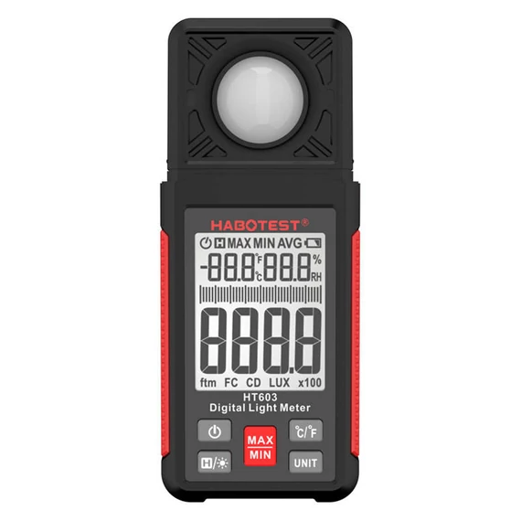Habotest HT603 digitális fényintenzitásmérő