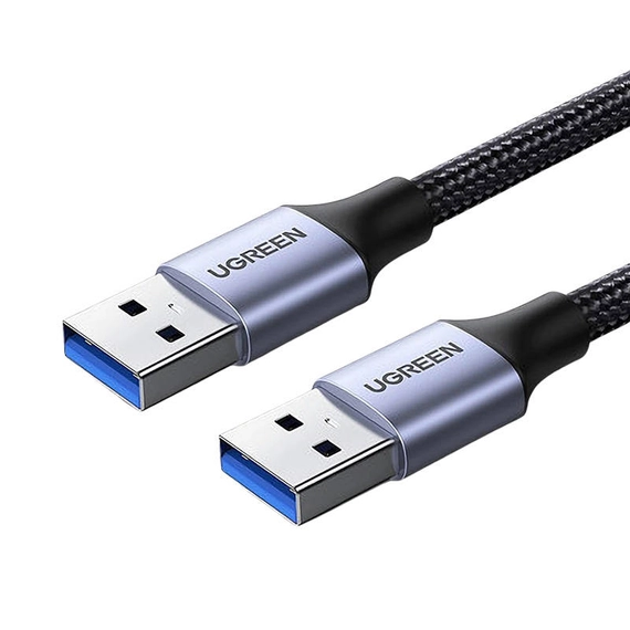 USB3.0 cable Male USB-A to Male USB-A UGREEN 2A, 1m (black)