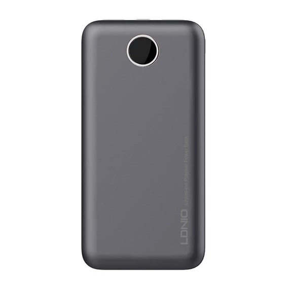 LDNIO Powerbank PQ10, 2xUSB, 22.5W, 10000mah (szürke)