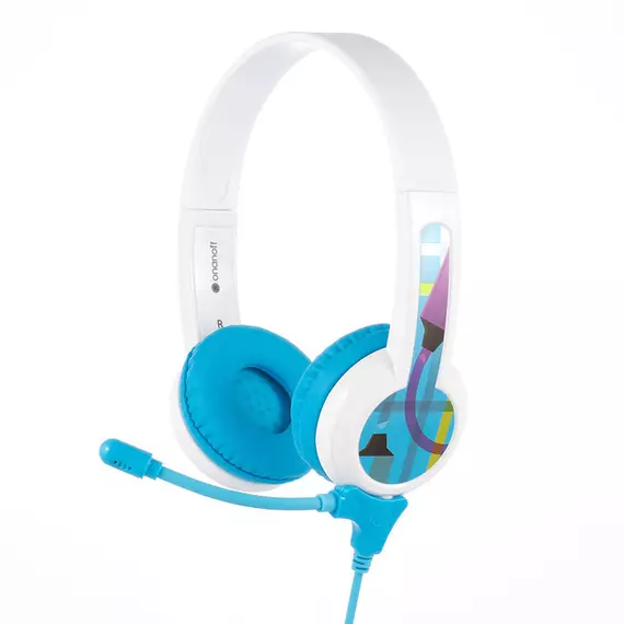 Wired headphones for kids BuddyPhones School+ (blue)