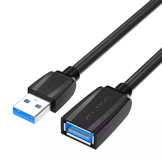 Extension Cable USB 3.0 male USB to female Vention VAS-A45-B200 2m (Black)