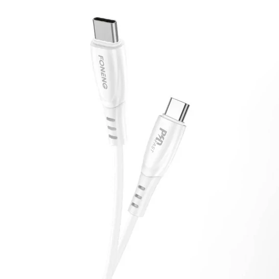 Foneng X73 USB-C-USB-C kábel, 60W, 1m (fehér)