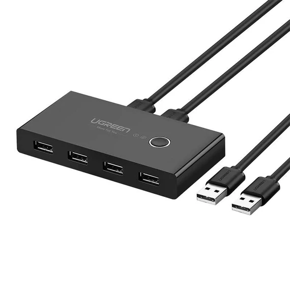 Kapcsolódoboz UGREEN 30768B, USB 3.0 (fekete)