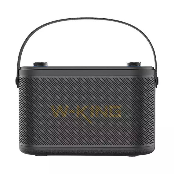 Wireless Bluetooth Speaker W-KING H10 120W + 2 microphones (black)