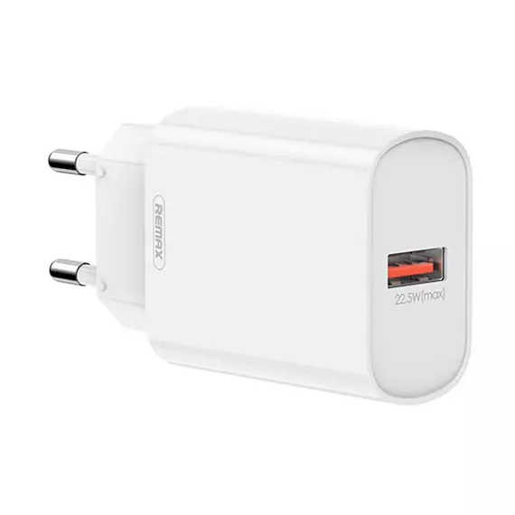 Wall charger Remax, RP-U72, USB, 22.5W (white)