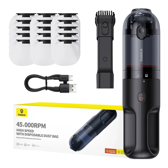 Baseus AP01 5000Pa akkumulátoros porszívó (fekete)