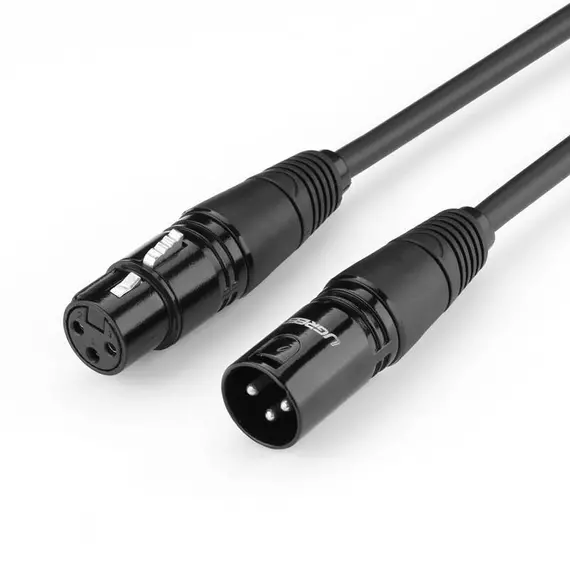 UGREEN AV130 XLR kábel - 1 m (fekete)
