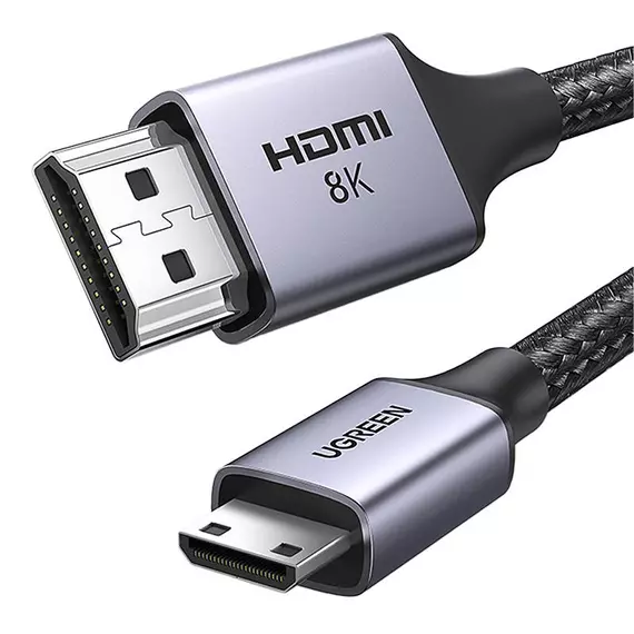 UGREEN HD163 Mini HDMI - HDMI kábel, 8K, 1m