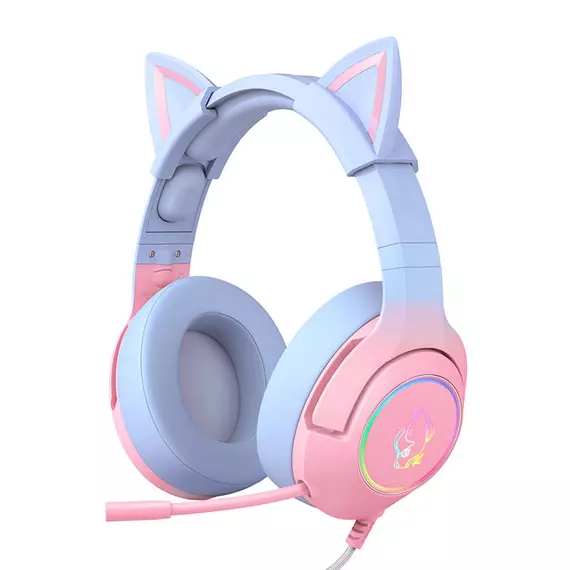 Gaming headphones ONIKUMA K9 Pink/Blue