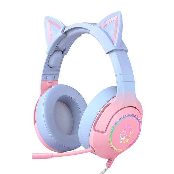 Gaming headphones ONIKUMA K9 Pink/Blue