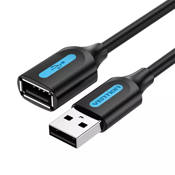 Extension Cable USB 2.0 Male to Female Vention CBIBI 3m Black