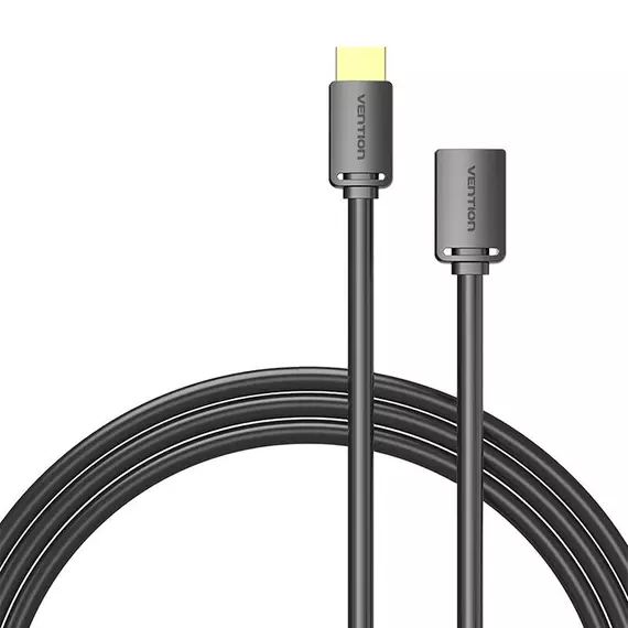 HDMI 2.0 Male to HDMI 2.0 Female Extension Cable Vention AHCBF 1m, 4K 60Hz, (Black)