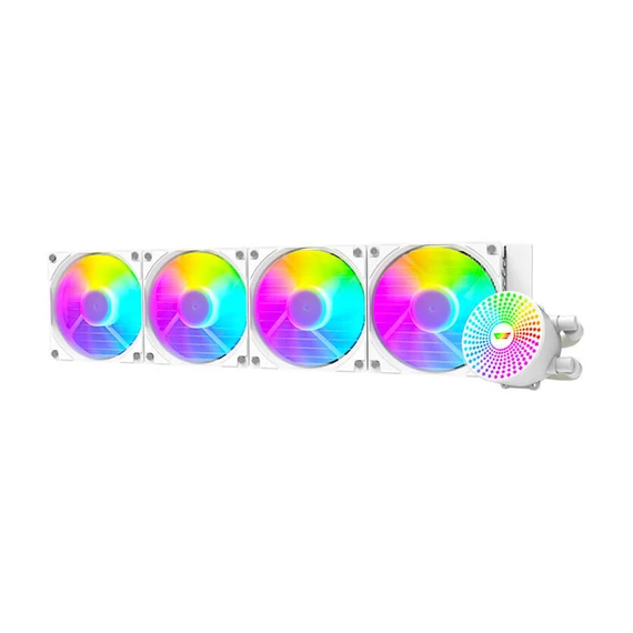 PC vízhűtés ARGB Darkflash DC480 (fehér)