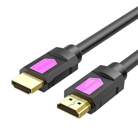 Lention VC-HH20 HDMI 4K High-Speed to HDMI 2.0 cable, 18Gbps, PVC, 2m (black)