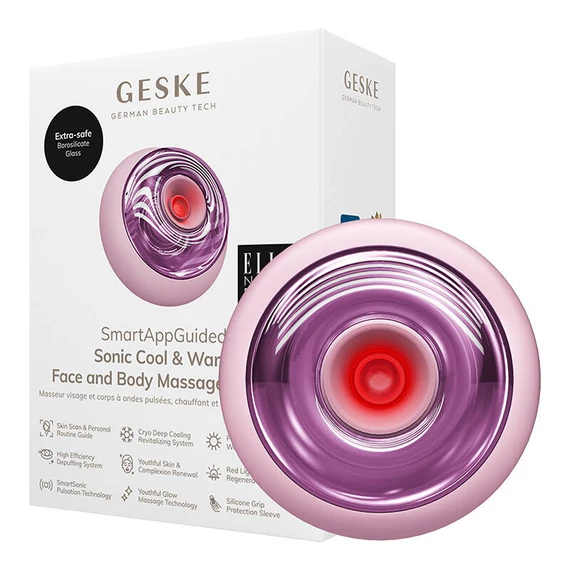Geske Sonic Cool & Warm 9 az 1-ben arc- és testmasszírozó (rózsaszín)