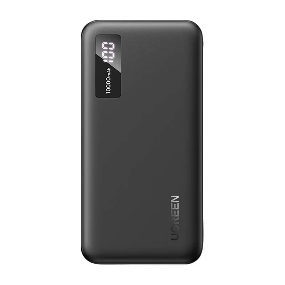 UGREEN PB311 powerbank, 10000mAh, USB + USB-C, 20W PD (fekete)