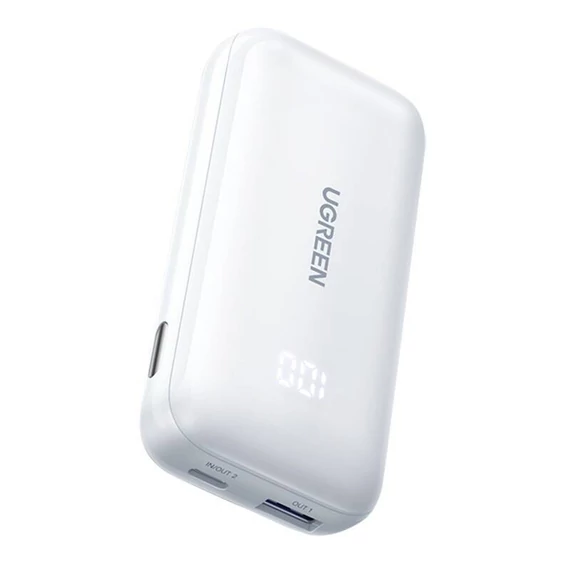 UGREEN Nexode PB501 powerbank, 10000mAh, USB + USB-C, 30W PD (fehér)