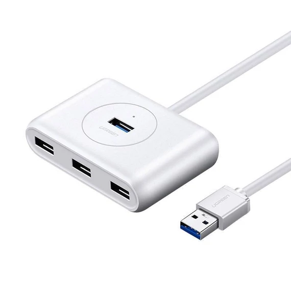 UGREEN CR113 hub, 4x USB 3.0 5Gbps, 1m (fehér)