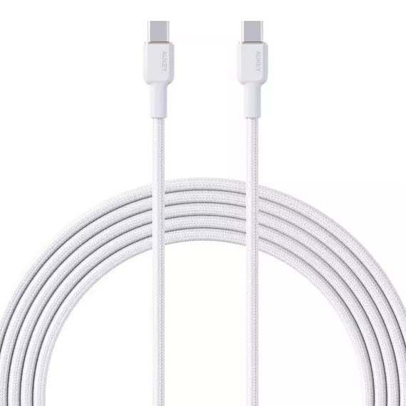 USB-C to USB-C Cable Aukey CB-NCC2, 60W, 1.8m (white)