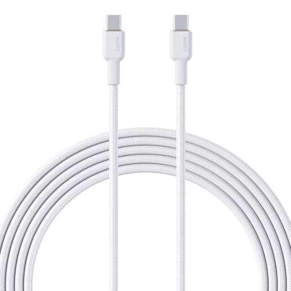 USB-C to USB-C Cable Aukey CB-NCC2, 60W, 1.8m (white)