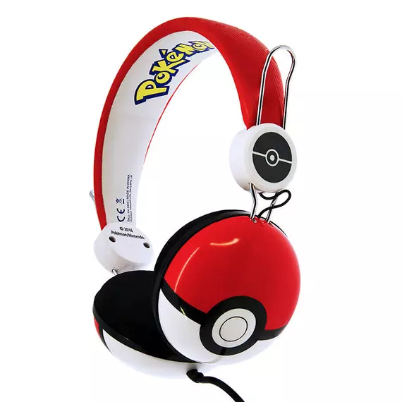 Wired headphones for Kids OTL Pokemon Pokeball Dome (red)