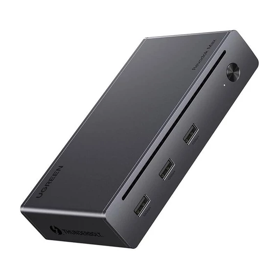UGREEN Revodok Max 208 dokkolóállomás, 4x Thunderbolt 4, 3x USB, RJ45, DC 140W