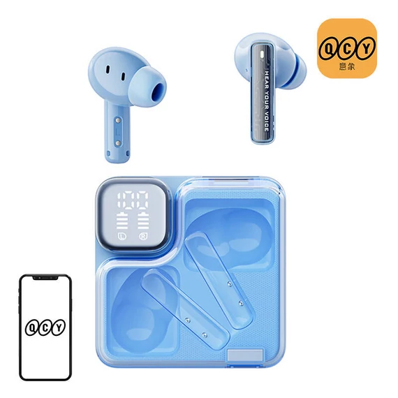 TWS QCY MeloBuds Neo T31 fejhallgató (kék)