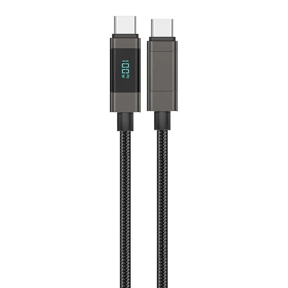 Foneng XS05 100W-os USB-C-USB-C kábel (fekete)