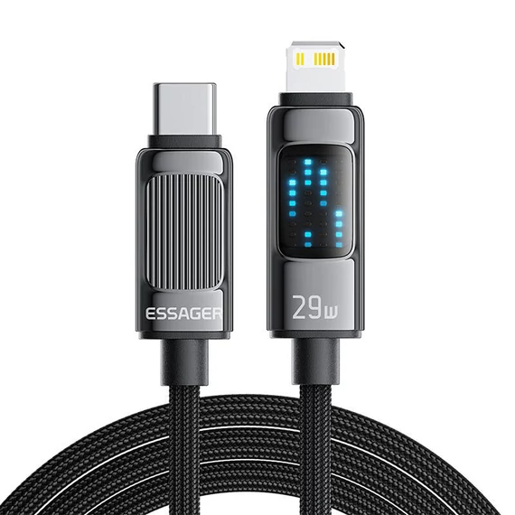 Essager EXCTL-LG0A-P USB-C-Lightning kábel, 29W, 1m