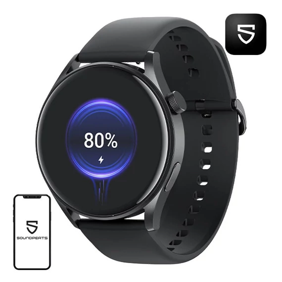 Soundpeats Watch 4 okosóra (fekete)