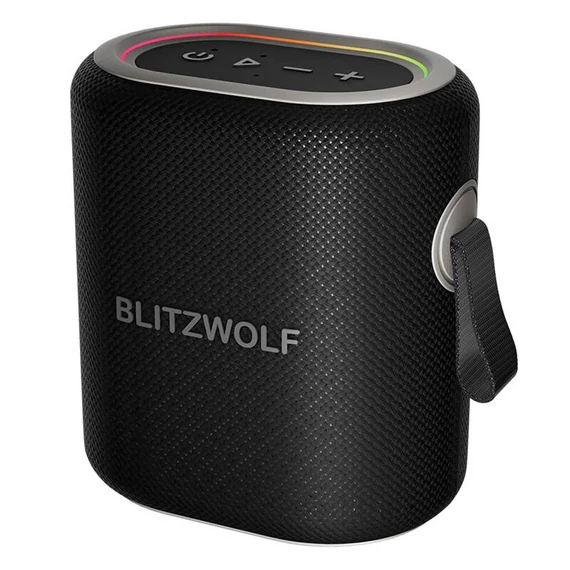 Blitzwolf BW-WA8 RGB Bluetooth vezeték nélküli hangszóró (fekete)