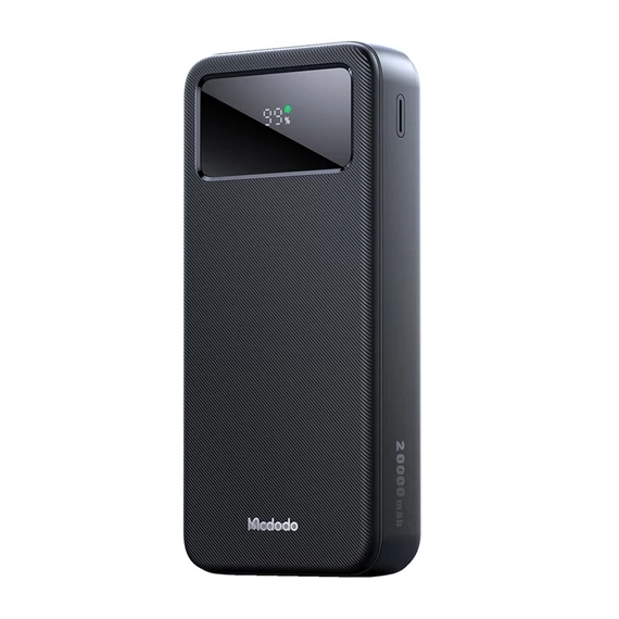 Power Bank Mcdodo MC-4230 Digitális kijelző 20000mAh 1C+2A, 22.5W (czarny)