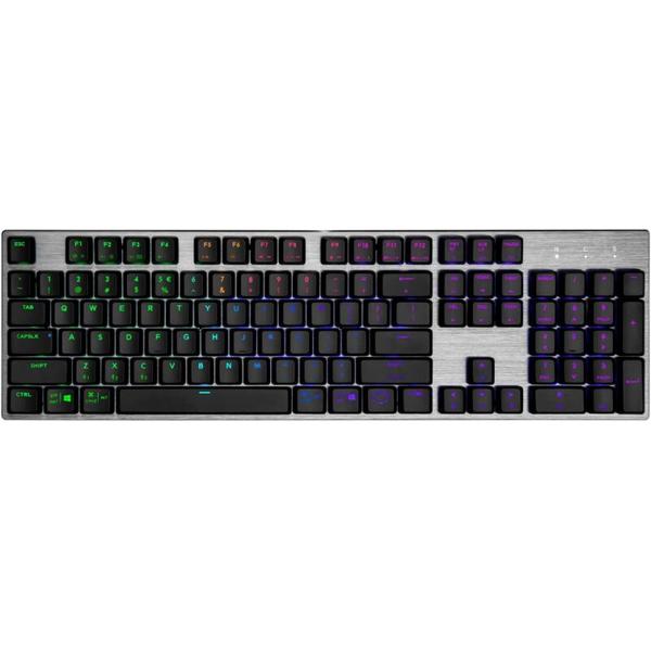 Cooler Master SK653 TTC Low Profile Mechanical Red Switch vezeték nélküli billentyűzet Gunmetal Gray (SK-653-GKTR1-HU)