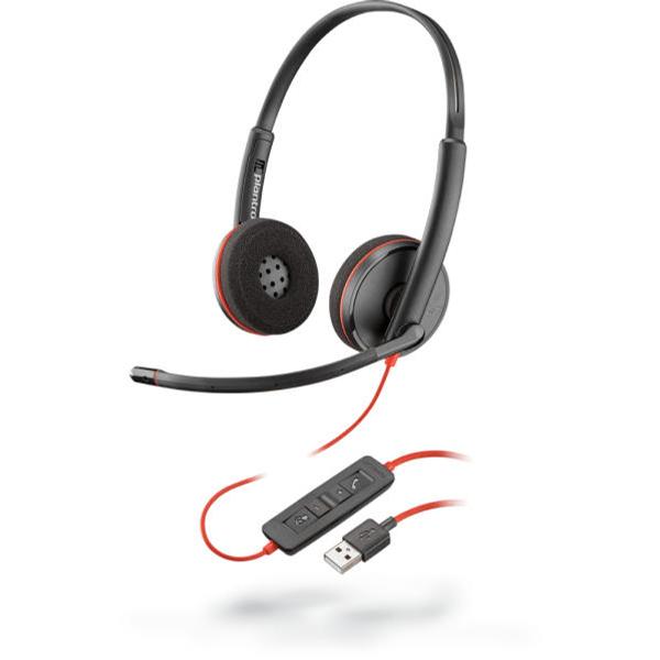 Poly Blackwire 3220 USB-A sztereó headset (209745-201)