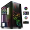 Spirit of Gamer Számítógépház - GHOST ONE RGB (fekete, ablakos, 2x12cm ventilátor, ATX, mATX, 2xUSB3.0, 1xUSB2.0)