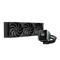DeepCool CPU vízhűtő - MYSTIQUE 360 (max 21dB; max. 123,09 m3/h; 3x12cm, LED kijelző, fekete)