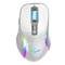 Spirit of Gamer Egér Vezeték nélküli  - ELITE-M50 White (Optikai, 8000DPI, 1000Hz, 6 programozható gomb, RGB, fehér)