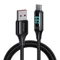 Mcdodo CA-1080 USB-C Kábel kijelzővel, Fekete (1,2 m)