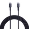 Aukey CB-SCC102 USB-C USB-C kábel 1,8m (fekete)