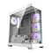 Darkflash DS900 (fehér) számítógép ház + 7 ARGB ventilátor