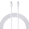 Aukey CB-NCC2 60W-os 1,8 méteres fehér USB-C - USB-C kábel